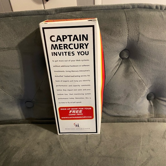 Captain Mercury Action Figure 8" Produced Exclusively For Jack Nadel - Picture 5 of 8